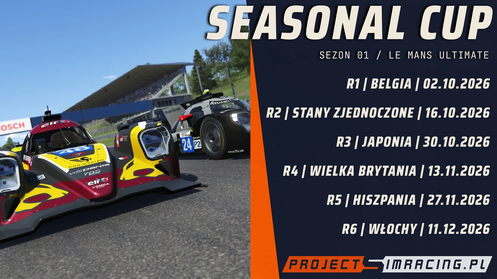 Kalendarz Seasonal Cup